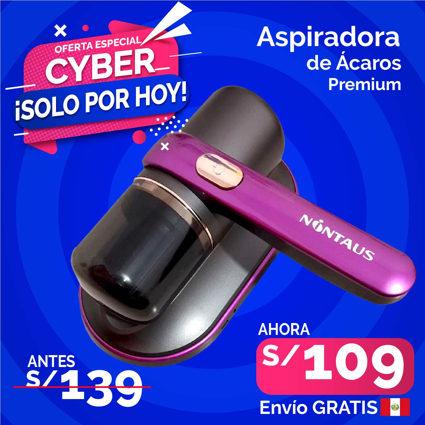 Aspiradora de Ácaros Premium