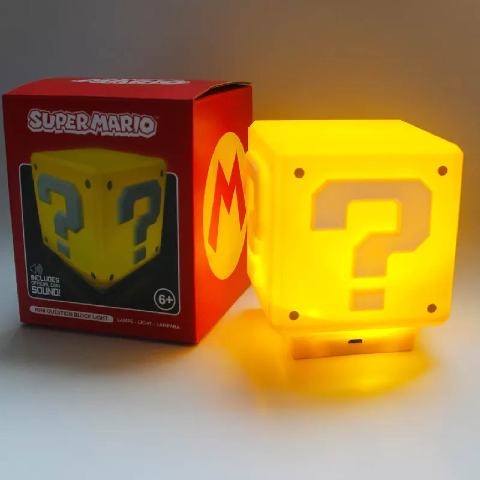 Lámpara LED de Mario Bros