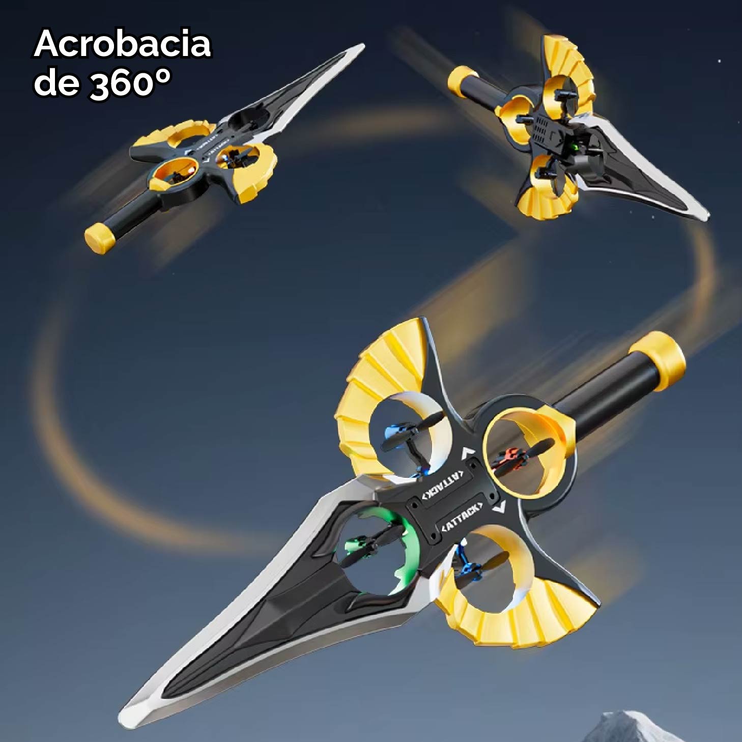 Espada Voladora con Guante Inteligente