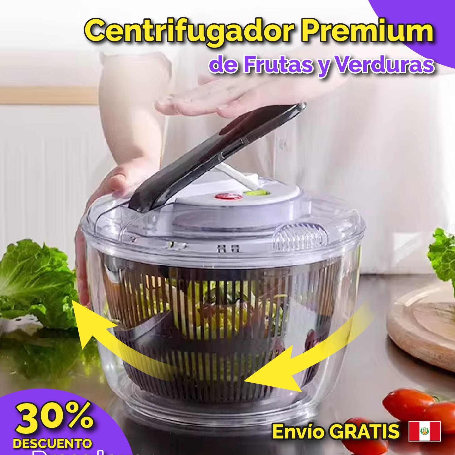 Centrifugador Premium de Frutas y Verduras