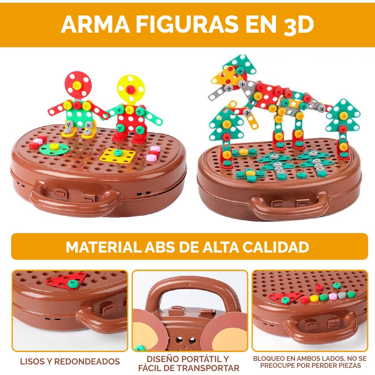 Mini Taladro 3D Montessori