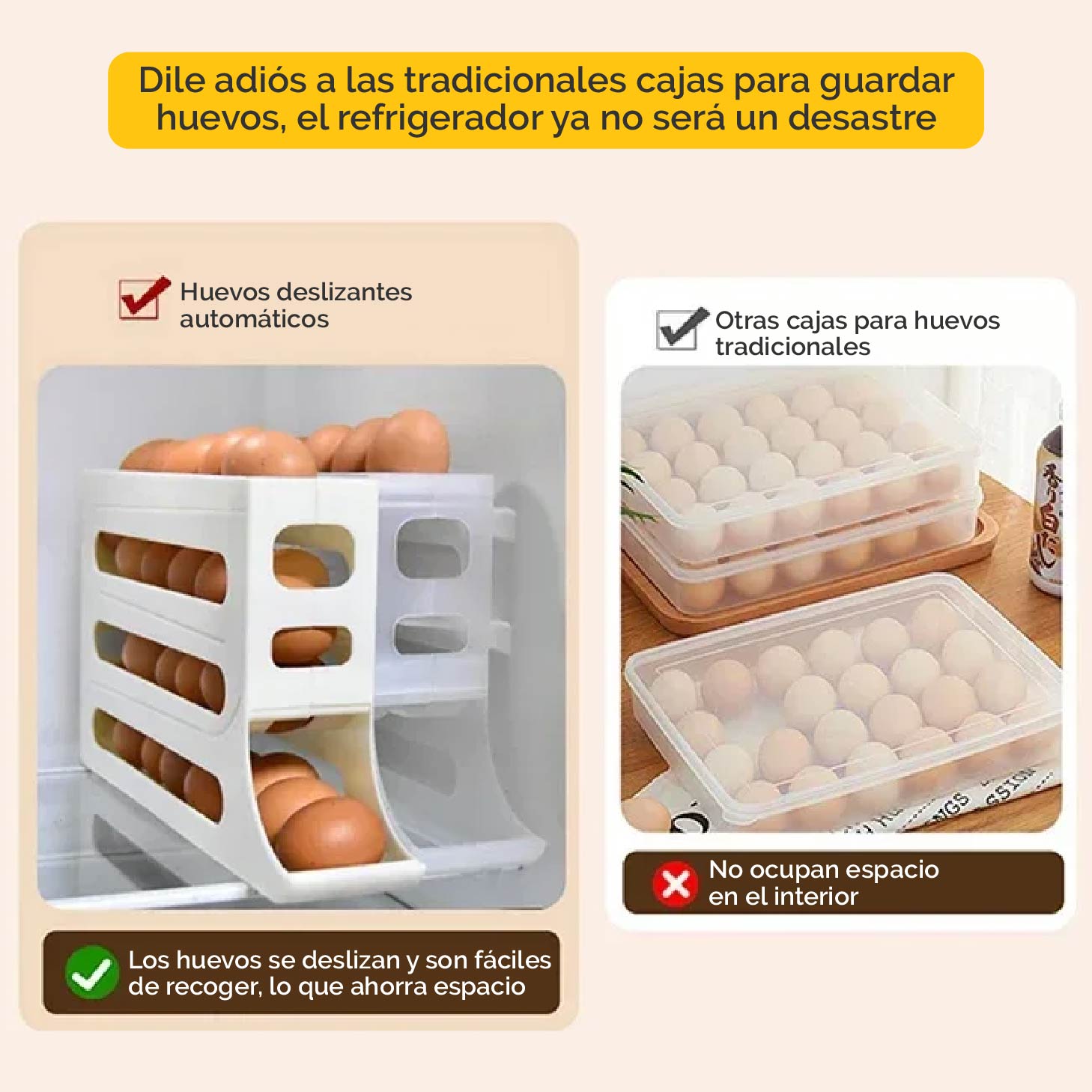 Dispensador Automático de Huevo Pack 2x1